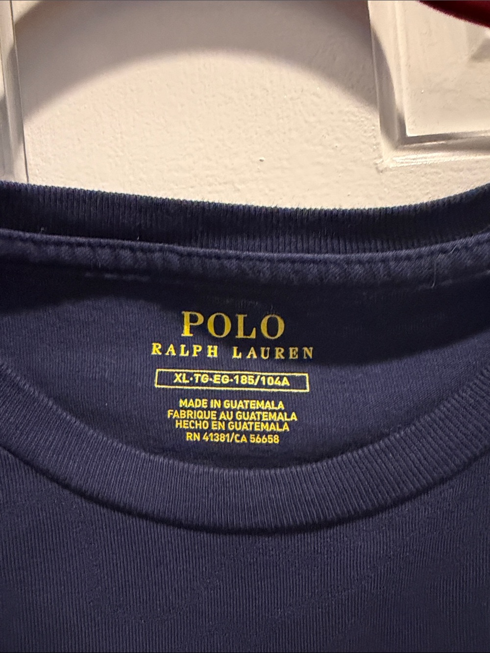 Ralph Lauren Navy Polo Bear Flag Graphic Tee - Picture 2 of 3